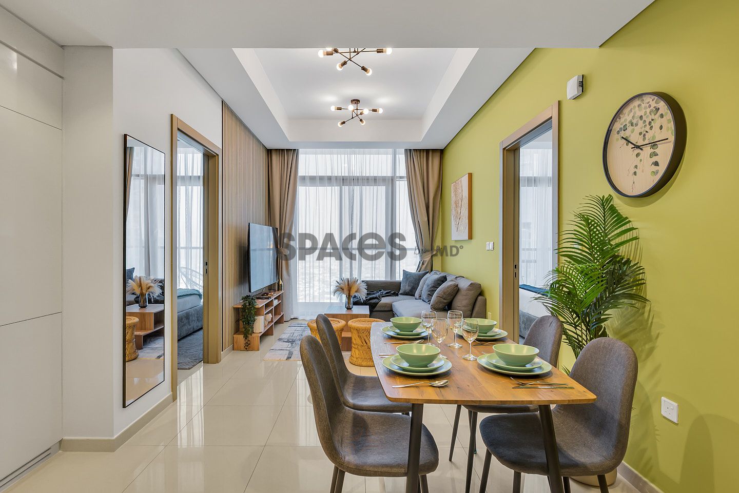 High-Floor 2BR | Canal & Sea View | Business Bay