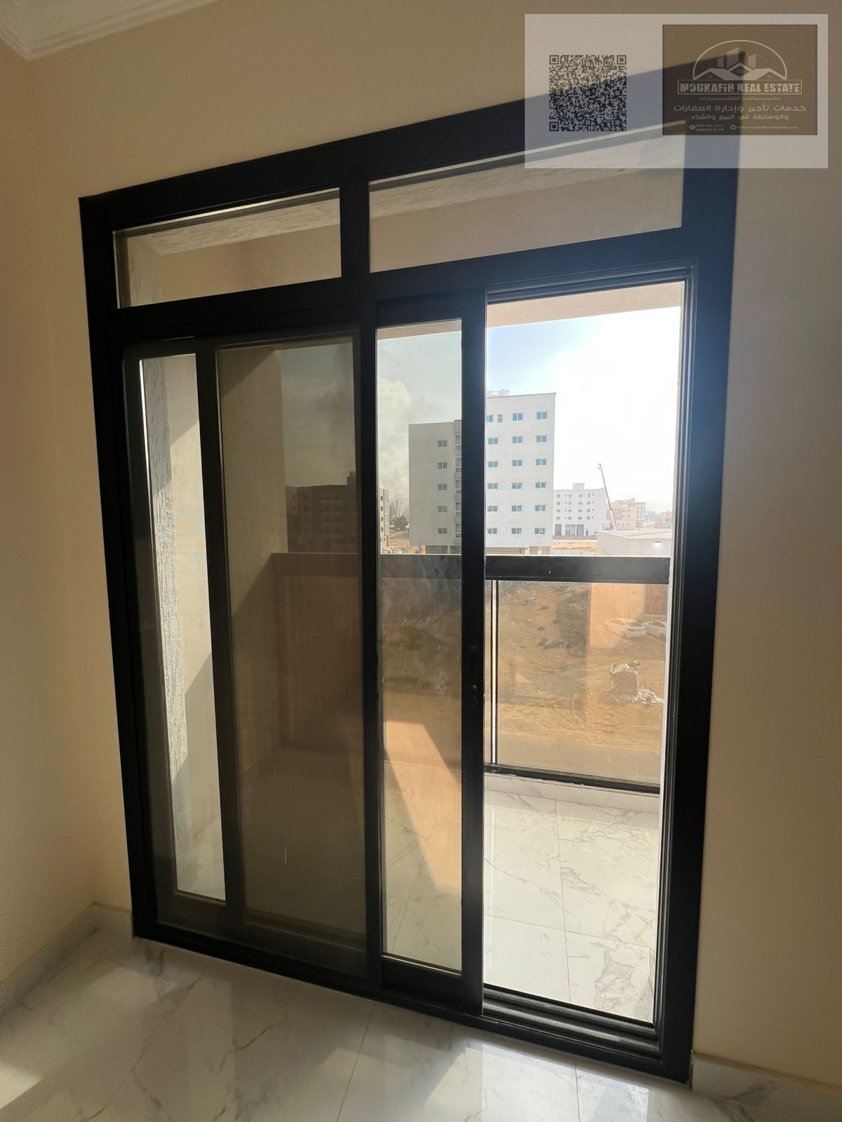 First occupant Al Jurf 3, 1BR hall, master, balcony, central AC