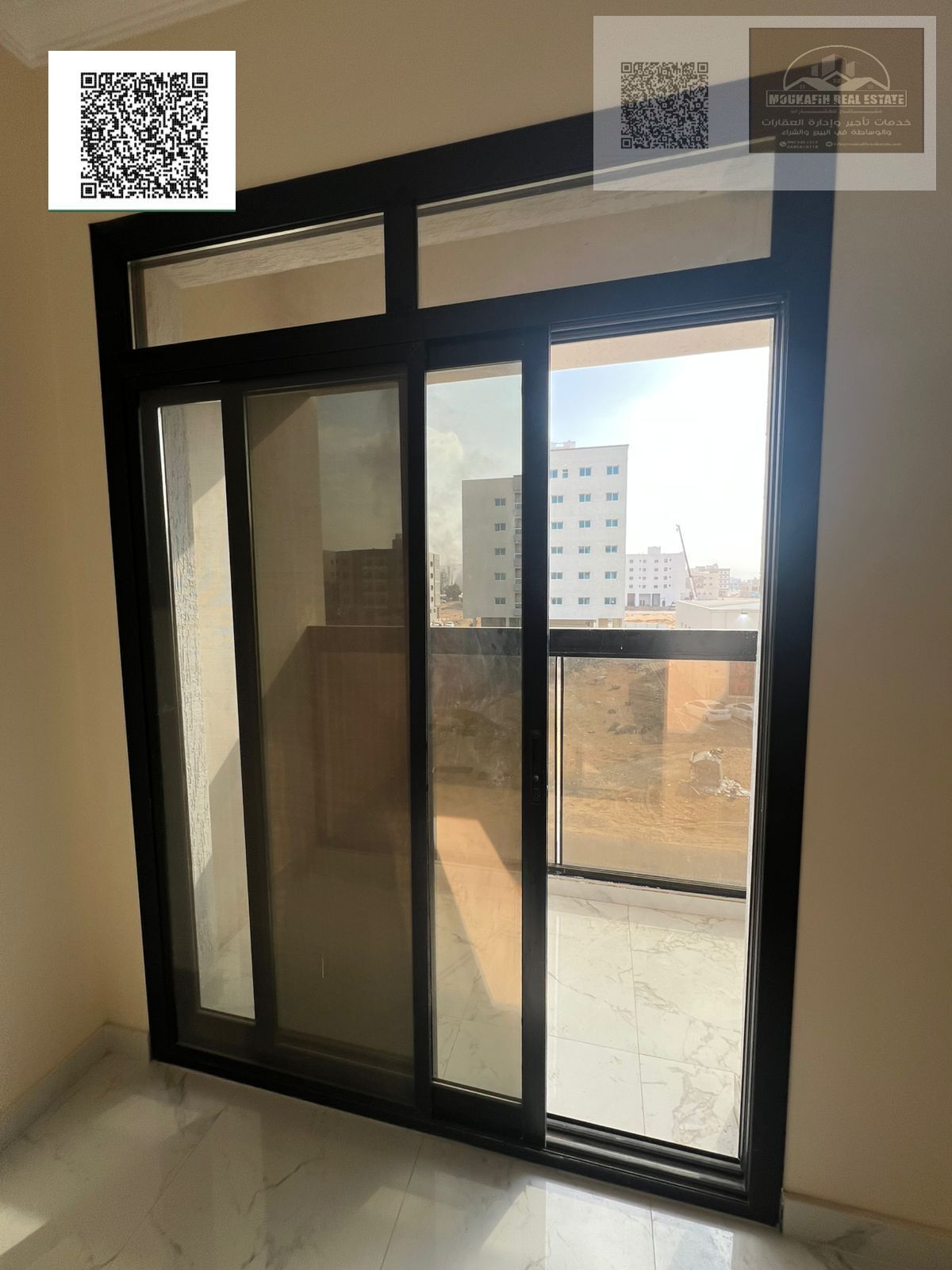 First occupant 1BR hall Al Muwaihat 3, master, balcony, equipped kitchen