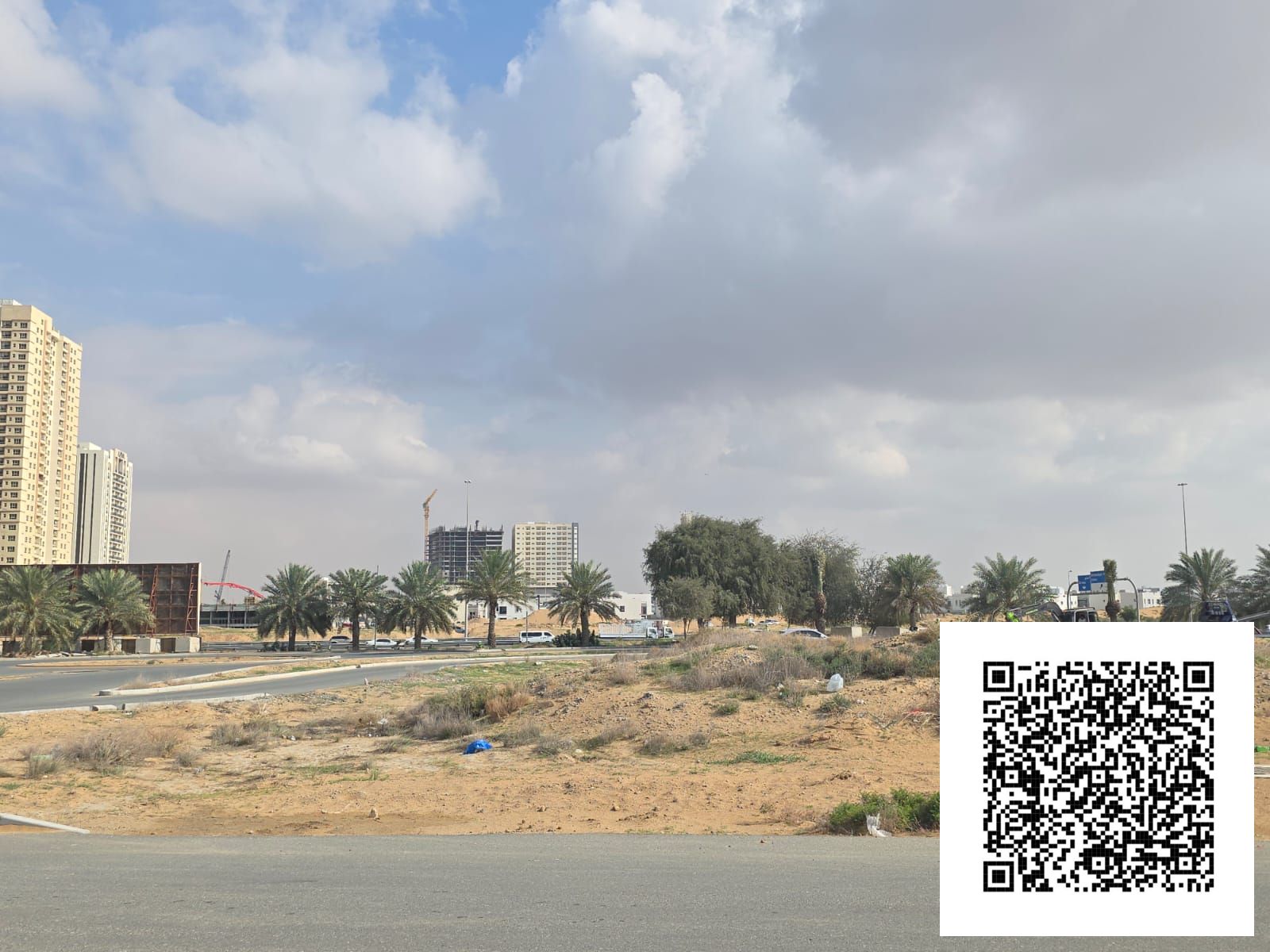 Prime Commercial & Residential Plot for Sale | G+4 Approved | Park Facing | Global City, Al Alia Ajman