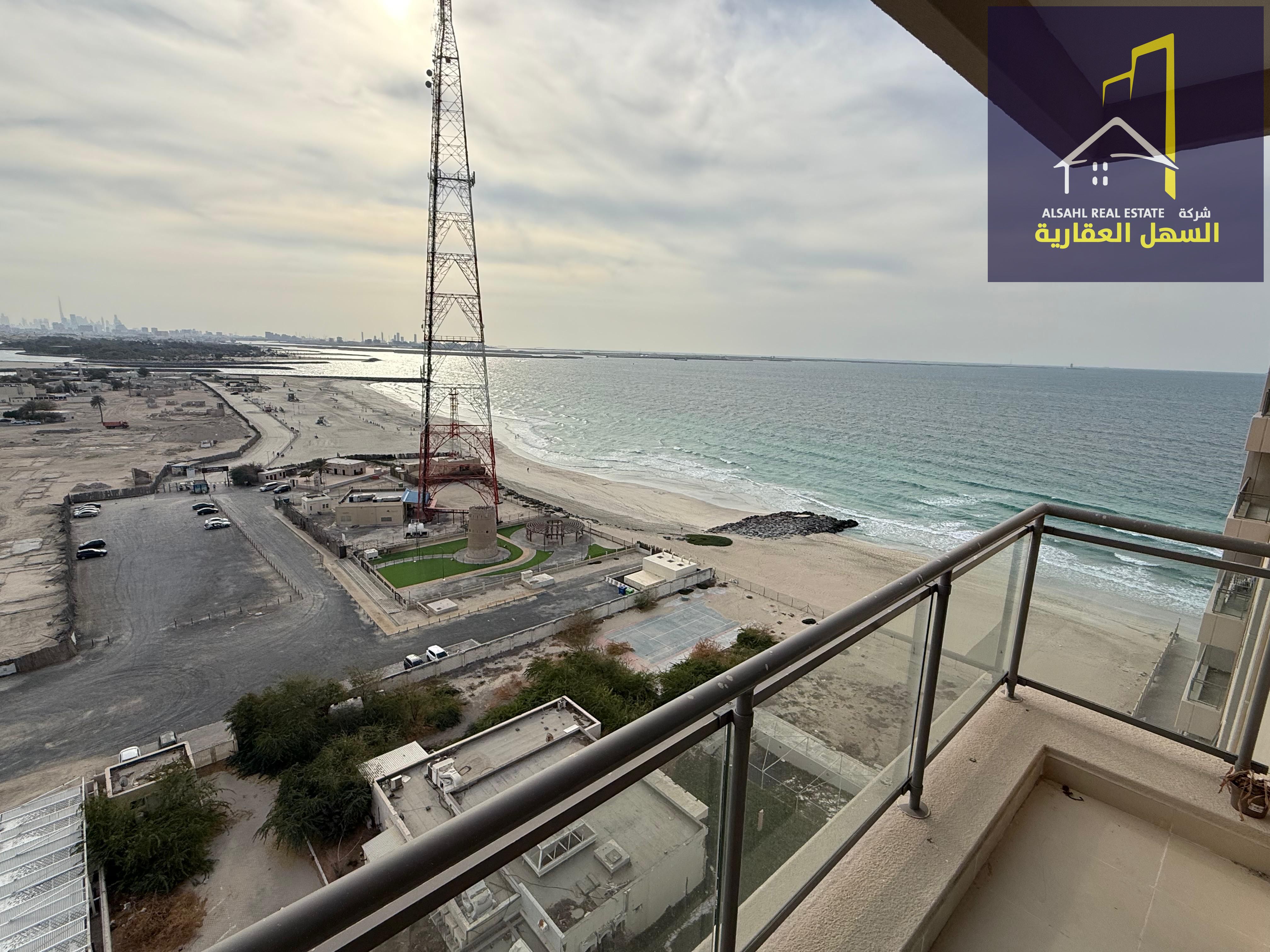 Luxury Apartment for Sale in Al Khan – The Residence Tower, Sharjah Prime location with a full, open sea view
