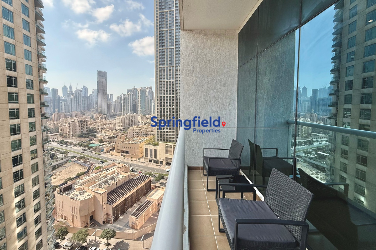 Upgraded Studio | Walk to Dubai Mall | High ROI