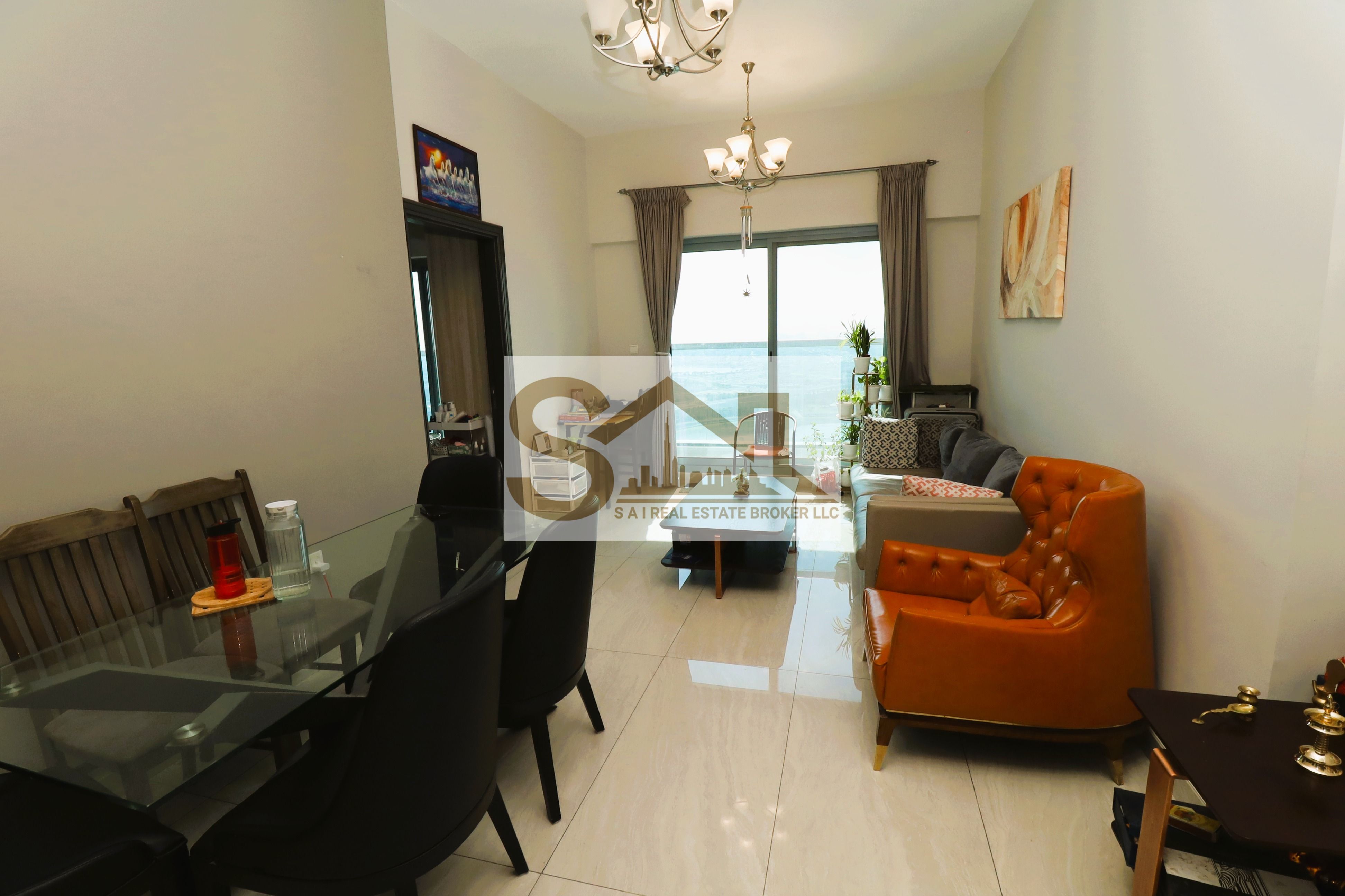 Furnished 2bd apt City skyline view High floor