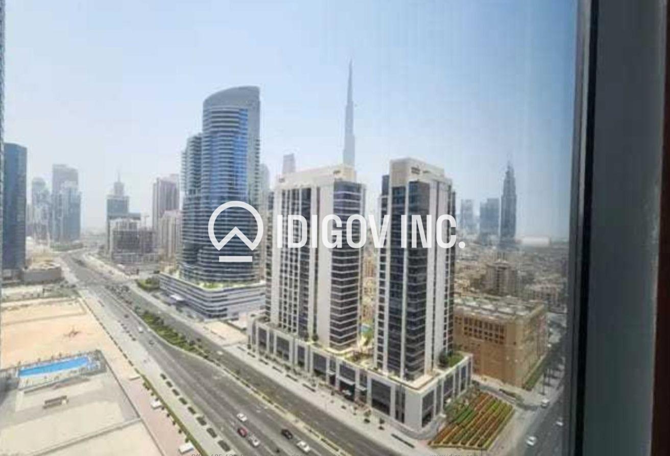 Upgraded and Fully Furnished | Partial Burj View