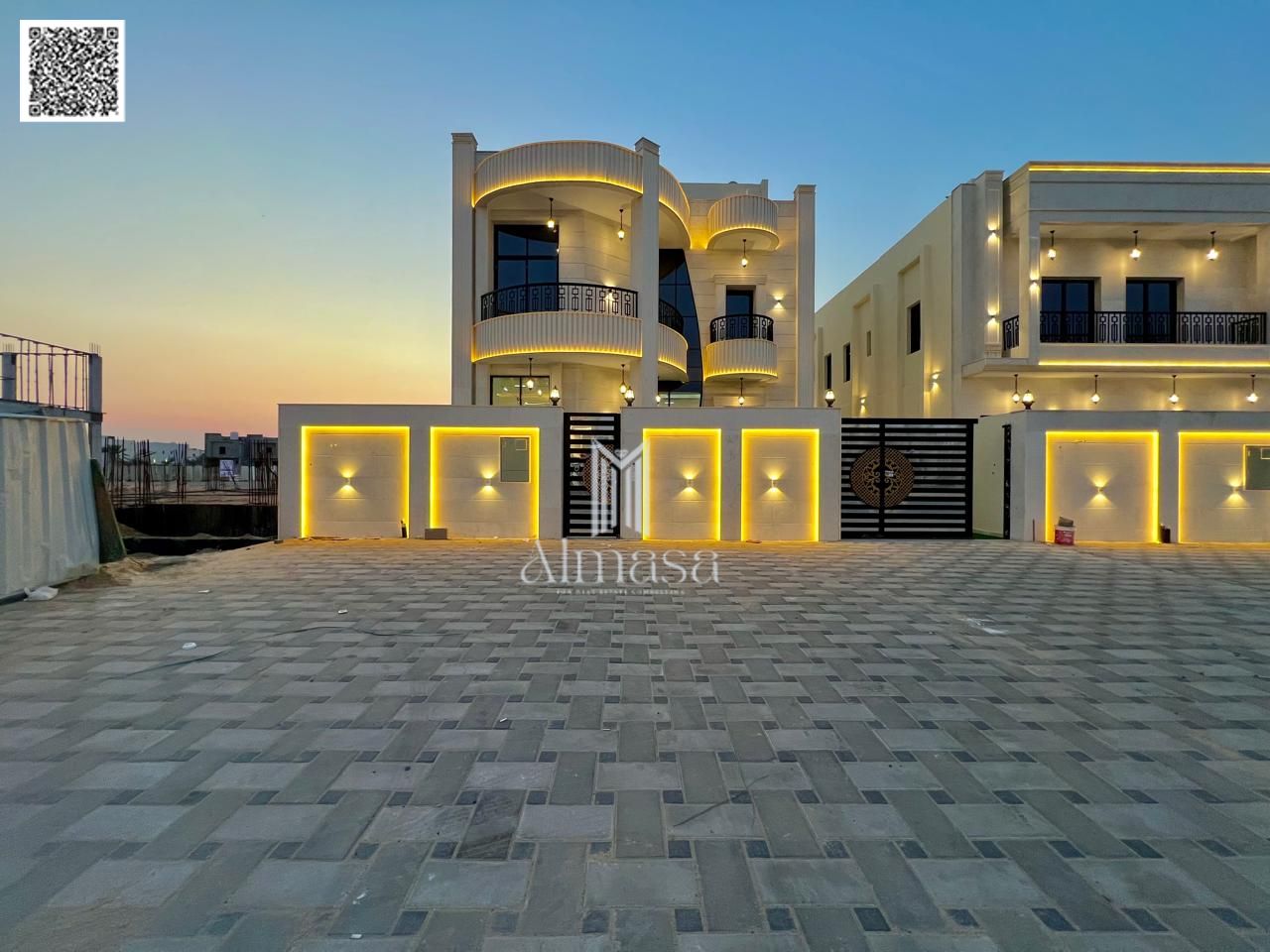 Luxury Modern Villa for Sale with Ground First and Roof Floors located in a quiet residential area ideal for family living