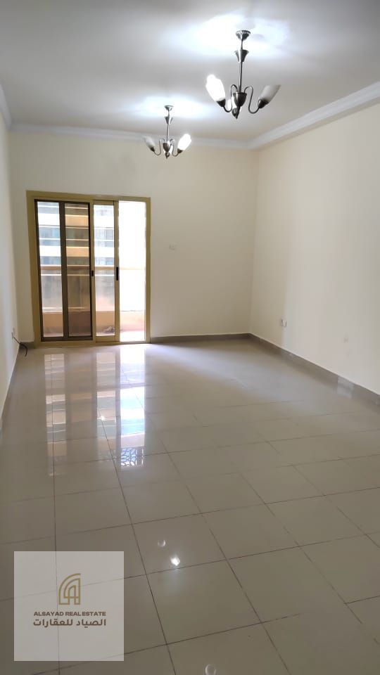 Apartment for sale in Al Qasimia: two bedrooms and a living room with a net area of 1,030 sq. ft. , including a parking space. Currently rented on a mo