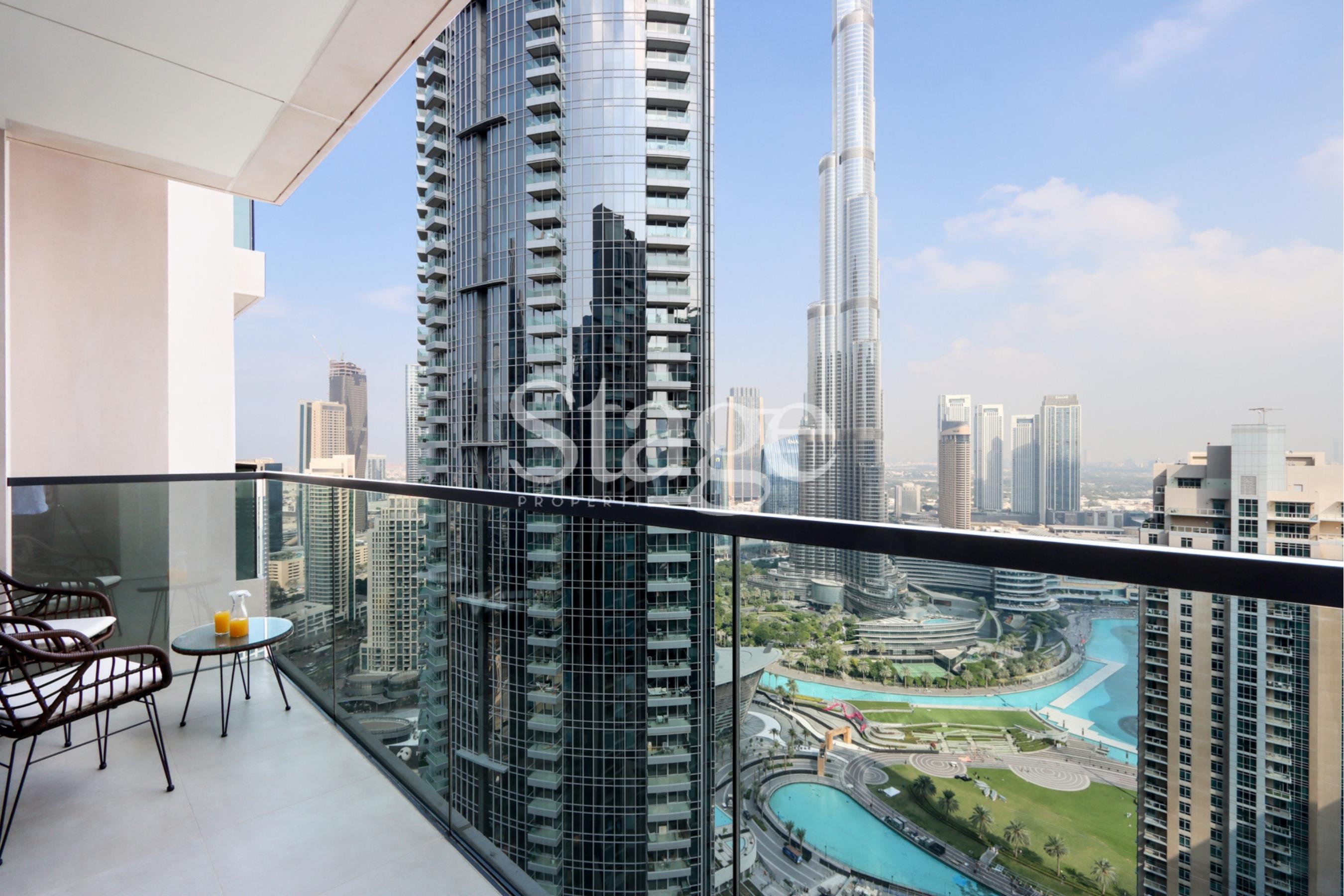 Burj Khalifa Views | High Floor | Luxury Living