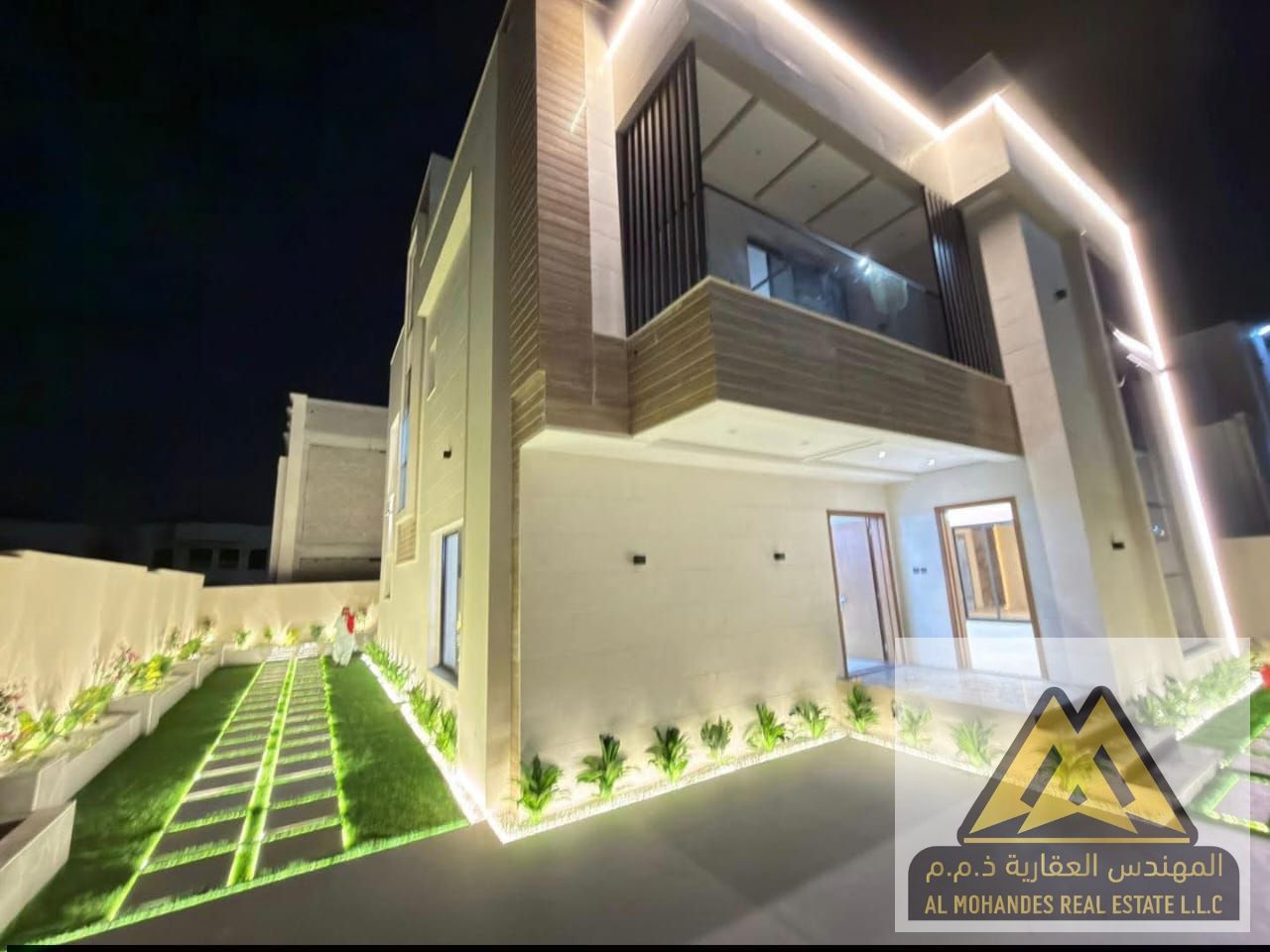 Luxury Villa for Sale at Al Zahia Roundabout: 5 Master Bedrooms, Majlis, Large Hall, 2 Waterfalls, 3,014 sq. ft. Land, 1,880,000 AED