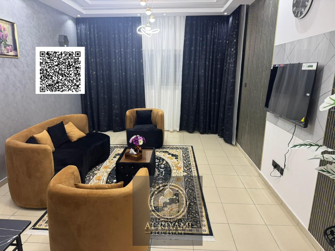 One bedroom and living room, super deluxe, all-inclusive, for rent in Ajman One