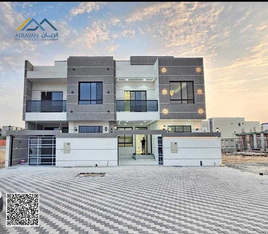 Villa for sale in a prestigious and upscale area, Al Helio 1, Ajman. Own your dream home in the most desirable location, with the finest finishes and