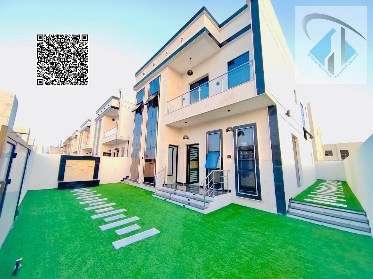 Villa for sale in Ajman, including registration and ownership fees, freehold for life