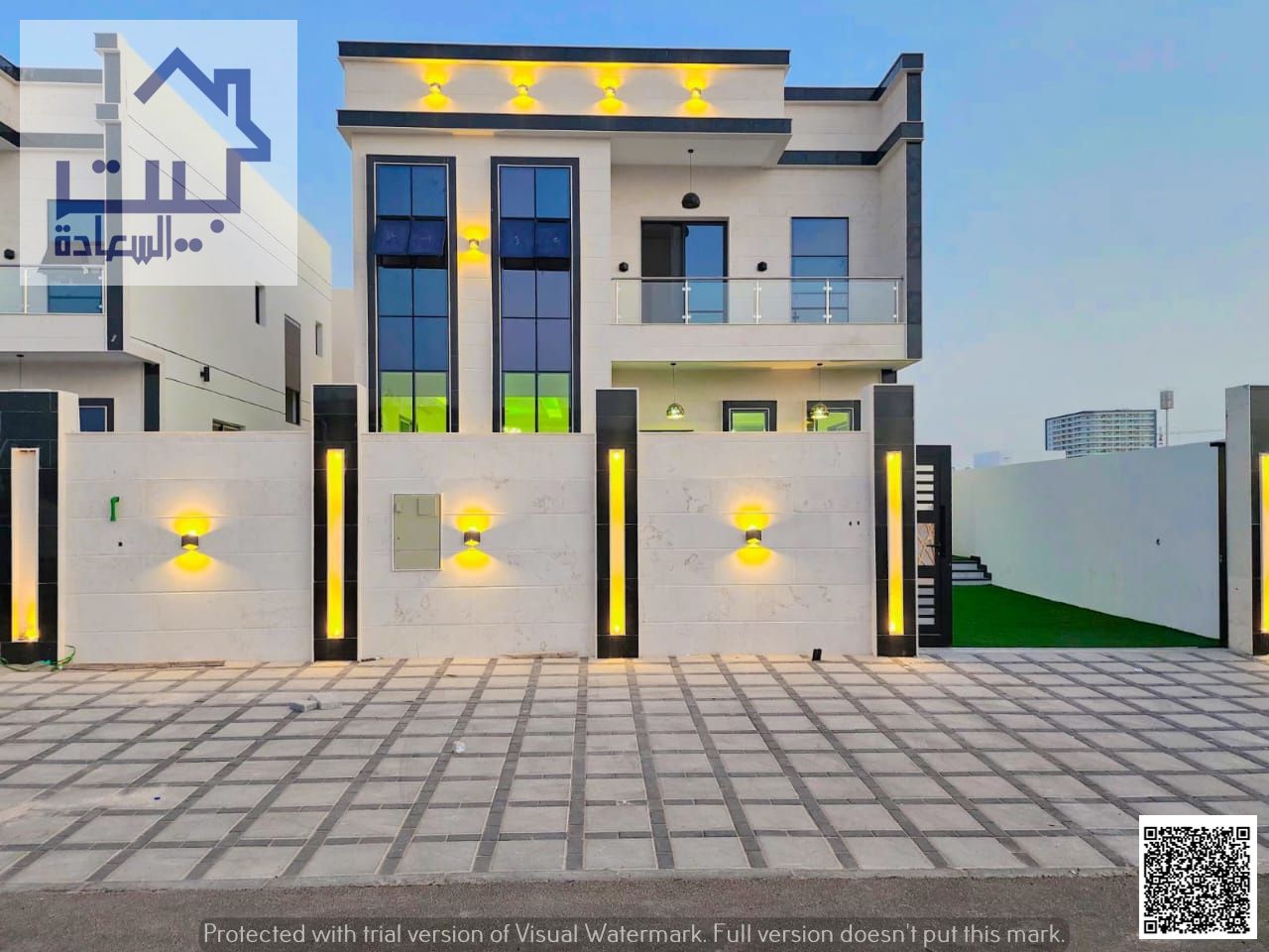 For sale – Luxury villa in Al Helio 2, Ajman, freehold for all, includes registration, prime location near services, easy access to Dubai & Sharjah, g