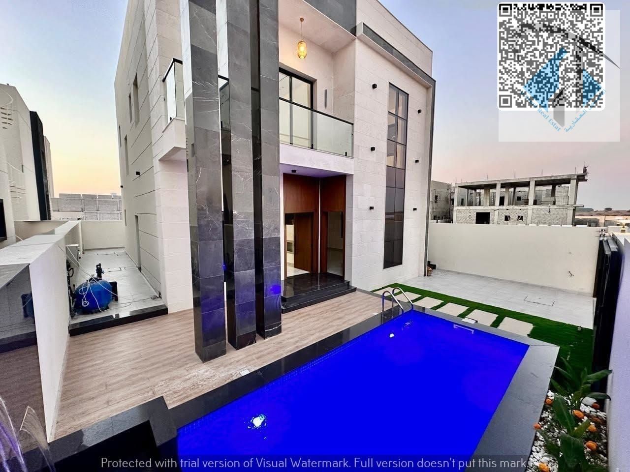 For sale, a villa in Ajman at a bargain price, in an excellent location, freehold for life for all nationalities, with the possibility of bank finance