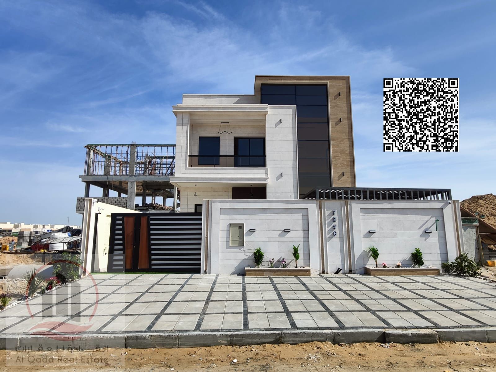 Luxury 3-bedroom villa in Al-Haliu 2 at a special price including registration fees
