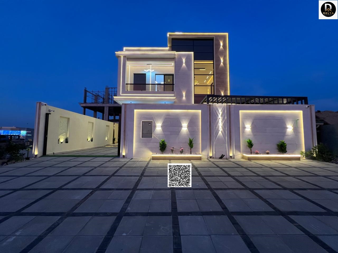 Own a luxurious two-story villa in Ajman with a large yard, modern design, and VIP finishing. The price includes registration and ownership fees. Prim