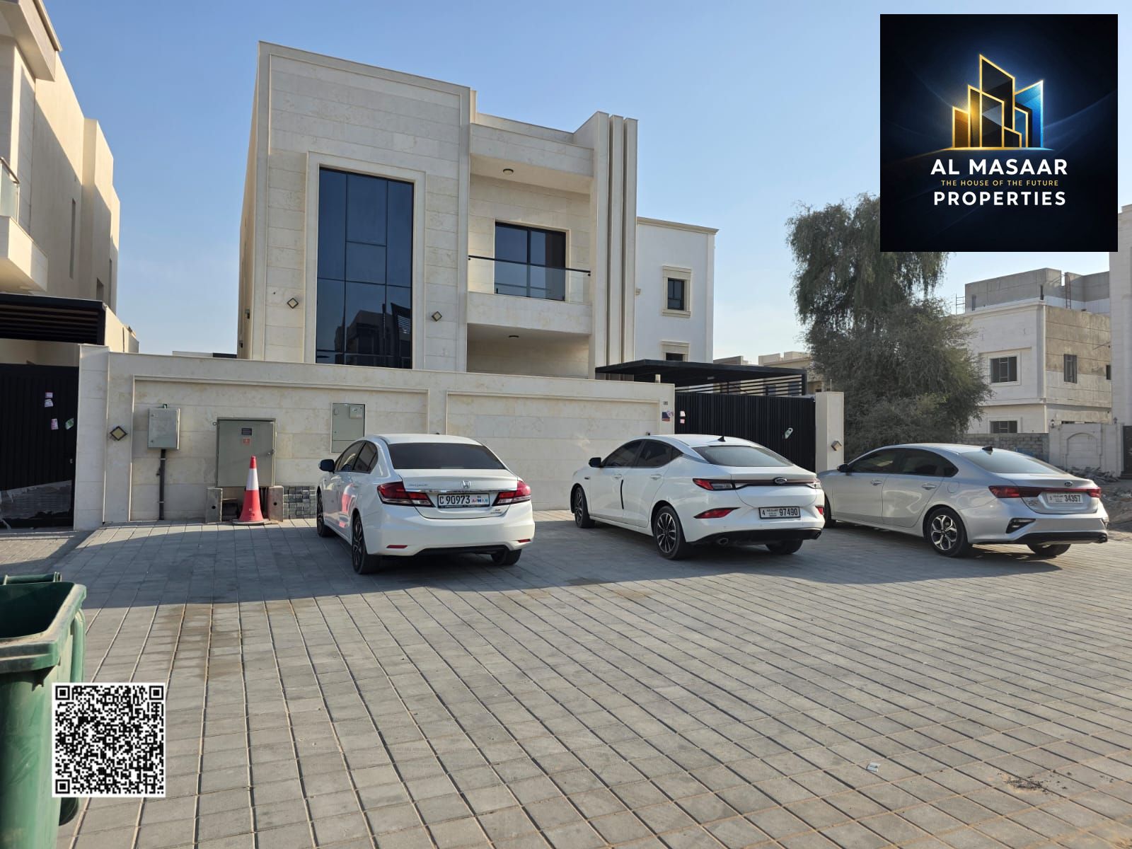 Villa at an attractive price including electricity, water, air conditioners and without annual fees. Own a modern finished villa for sale in Ajman. Fr