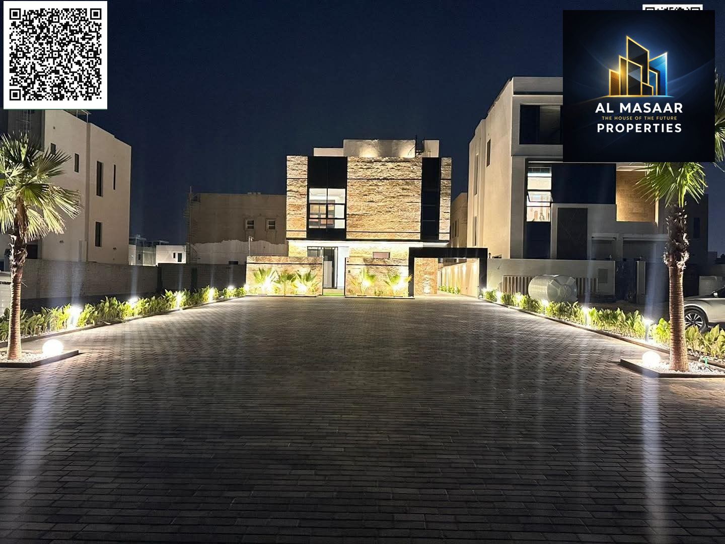For sale, a luxurious, modern villa with two floors and a roof, with a swimming pool, including fees, high-end finishing, and freehold for all nationa