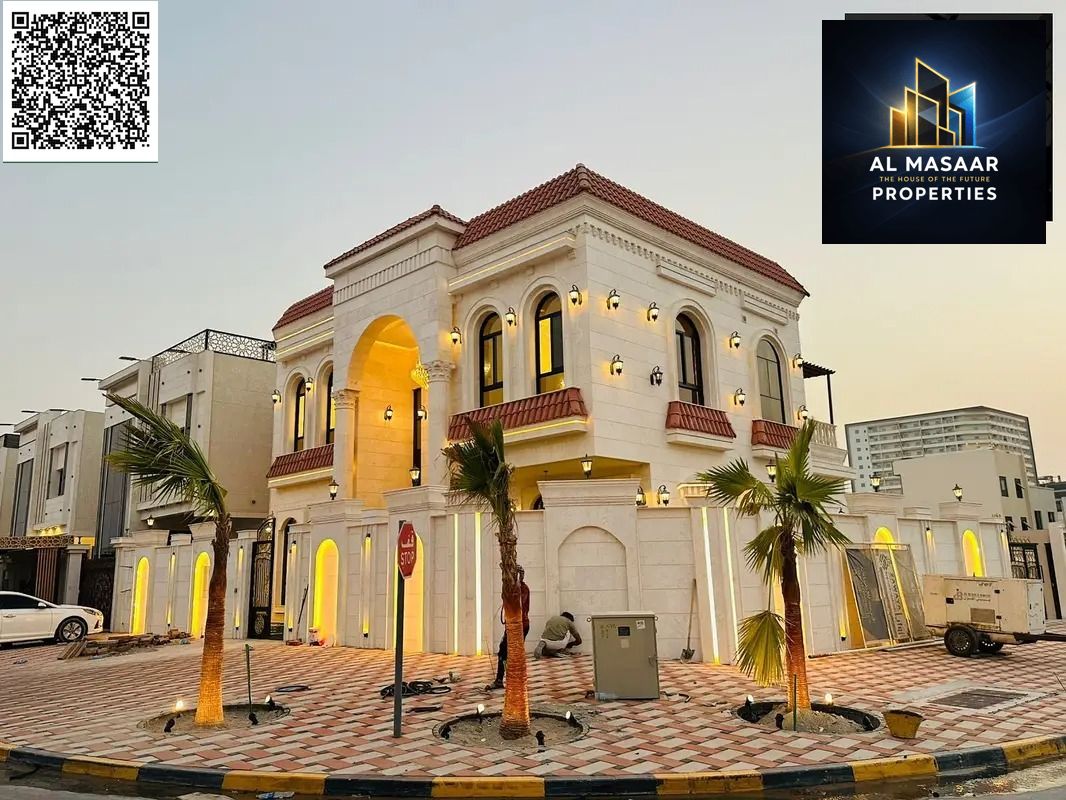 Classic design corner villa in Al-Haliu, spacious, 5 master bedrooms, freehold ownership for all nationalities