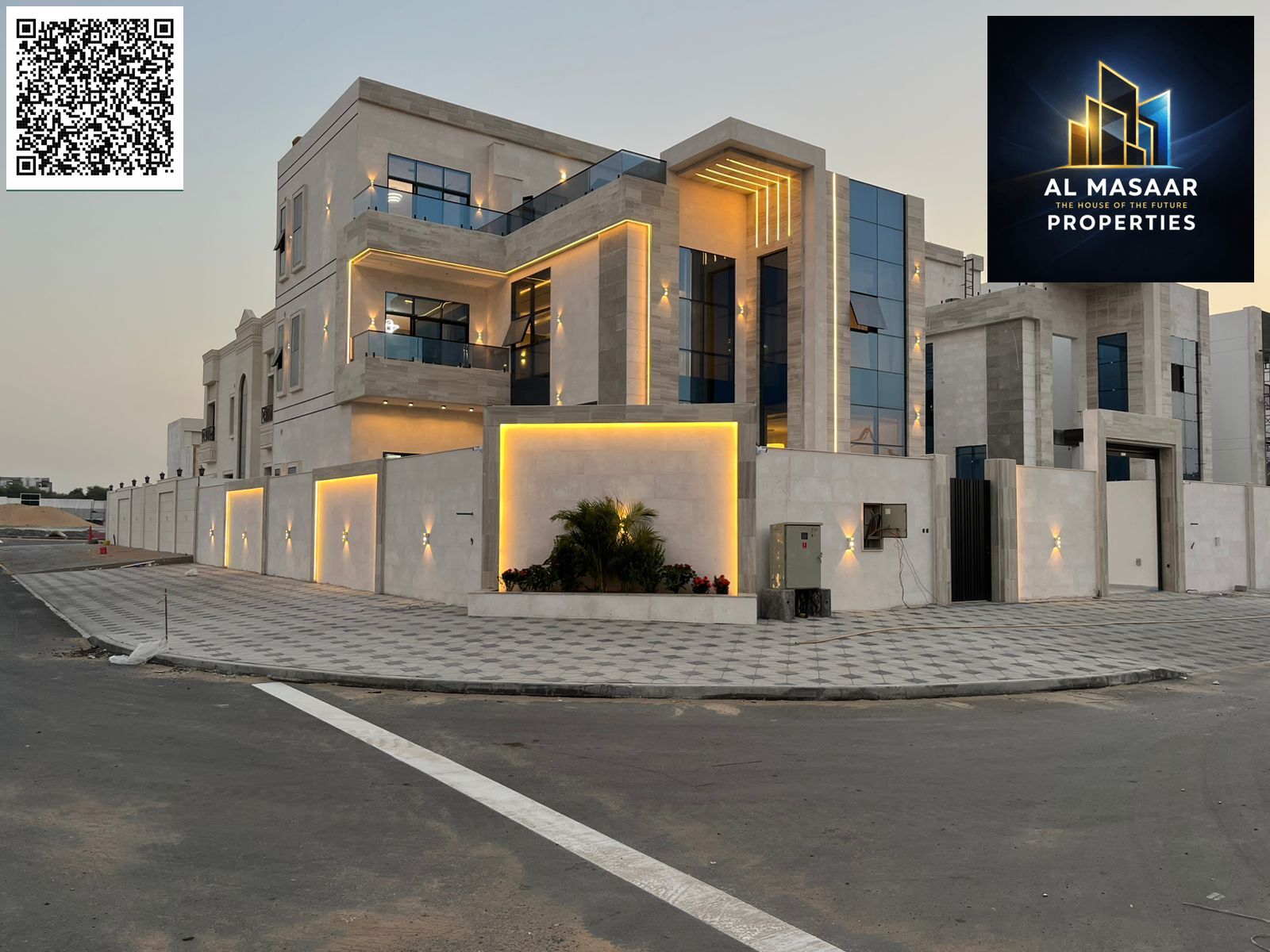 For sale: a luxurious villa with a European design, fully equipped, at a negotiable price with the possibility of easy bank financing.