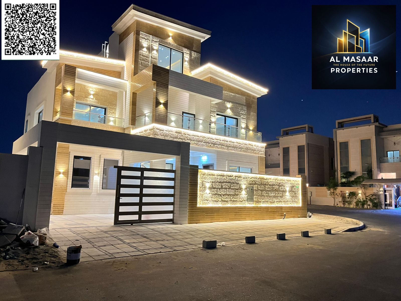 Luxury villa for sale in Ajman – Al Yasmin area | High-end finishes | Spacious area | Price: AED 2,500,000
