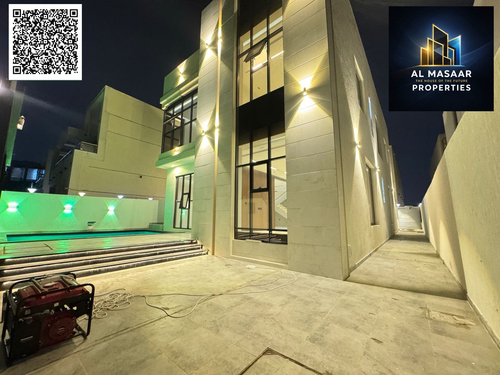 Villa with swimming pool, all registration and ownership fees included, ready to move in, in one of Ajman's most prestigious areas, freehold ownership