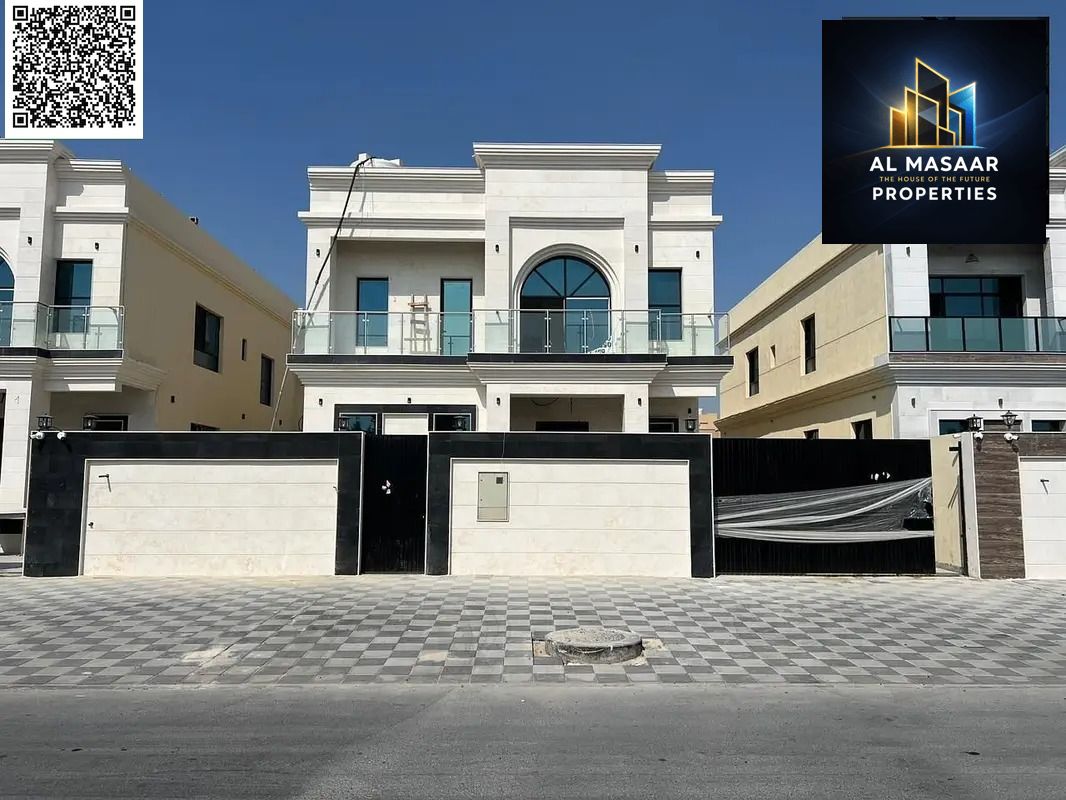 Villa for sale, ready to move in, close to all services, with spacious designs, 5000 sq ft, freehold ownership for all nationalities.