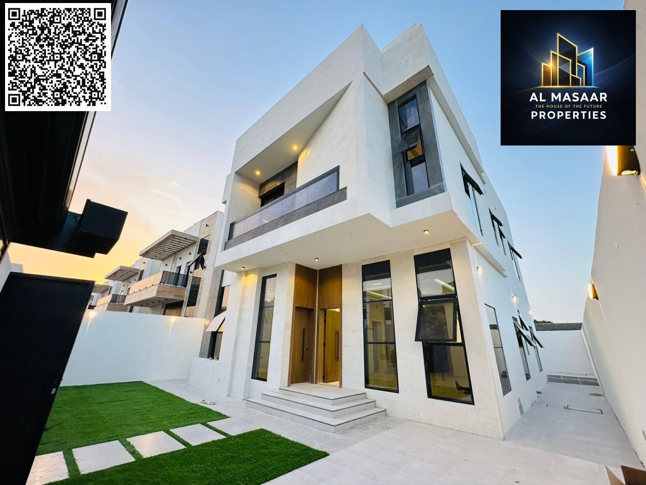 5 master bedroom villa with garden and central air conditioning, price includes registration and ownership fees.