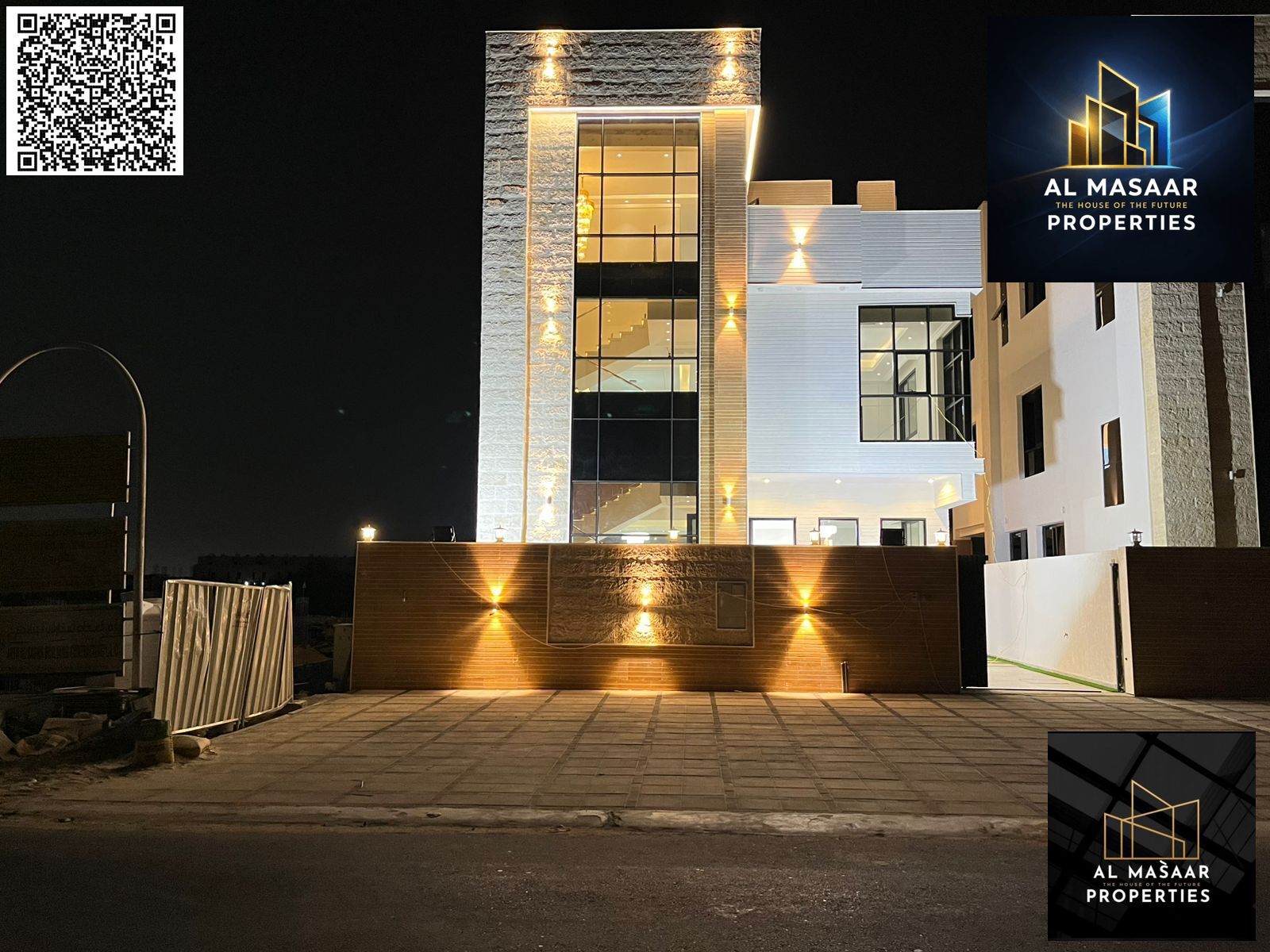 Villa with all registration and ownership fees included, on the main street, ready to move in, in one of the most prestigious areas of Ajman, freehold