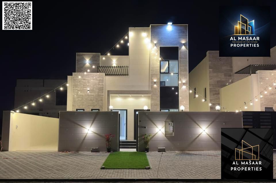 Own a 6-bedroom villa in Ajman – super deluxe finishing, 20-meter front setback, all fees included and no annual fees.