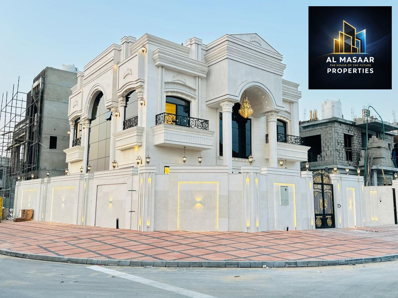 Ready-to-move-in villa for sale, close to all amenities - very spacious interior layouts and distinctive finishes, registration fees included.