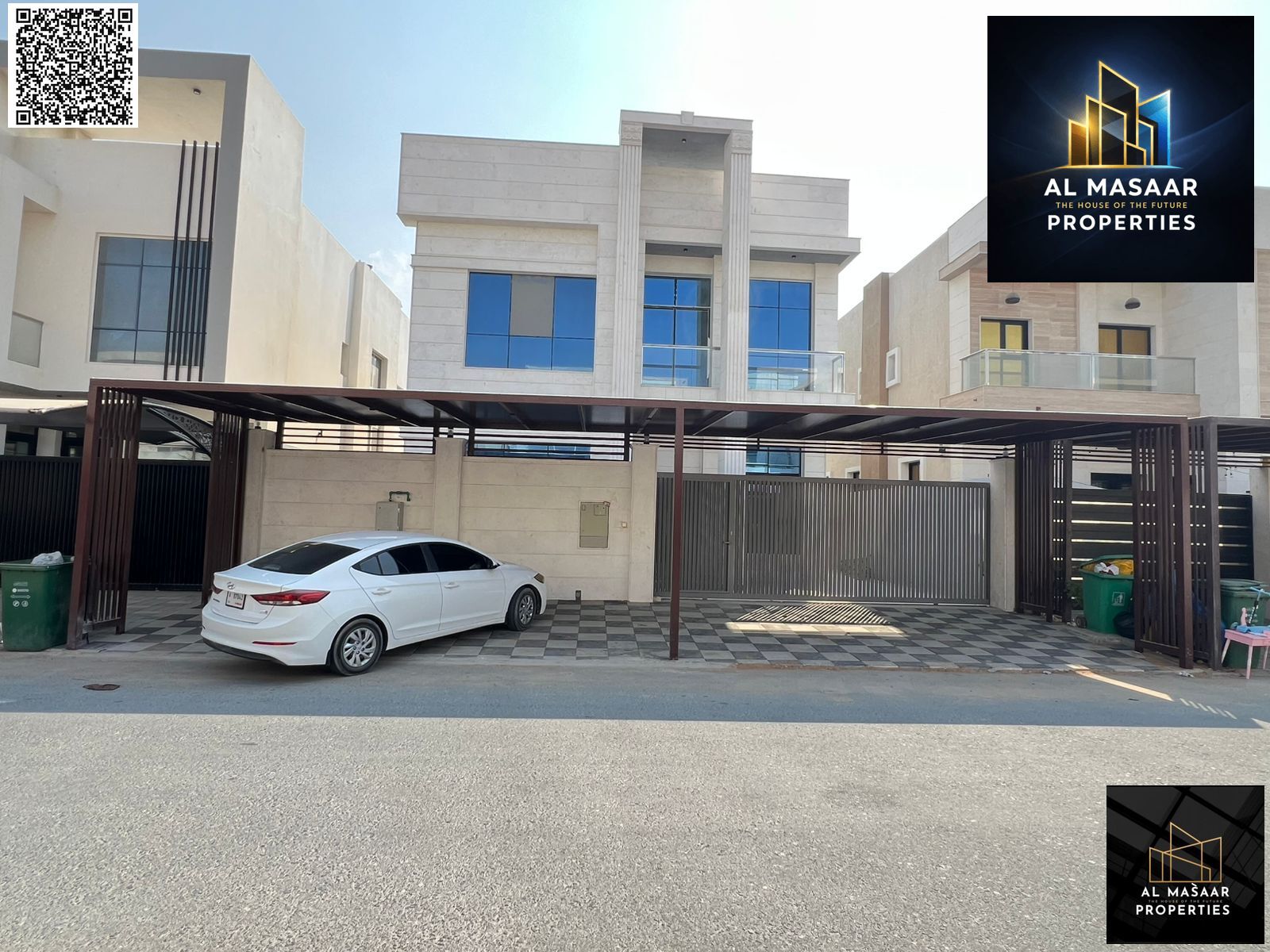 A great deal in the heart of Jasmine! A modern villa in Ajman for sale, first occupancy, freehold ownership, and custom finishing. Price includes elec
