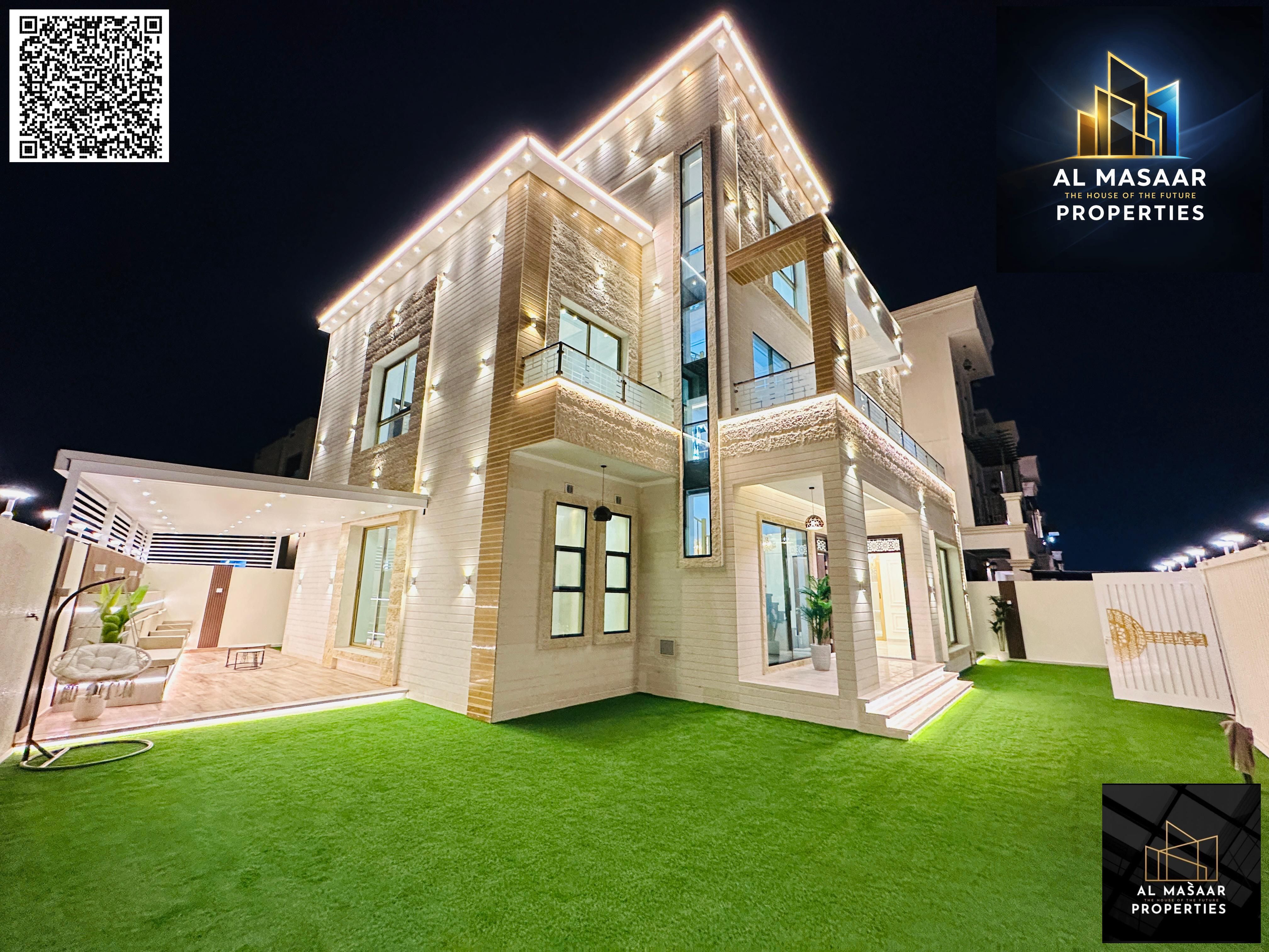 Luxury corner villa with 6 master bedrooms, a rooftop terrace, and a large garden. Suitable for residential or commercial use. Excellent location, dir