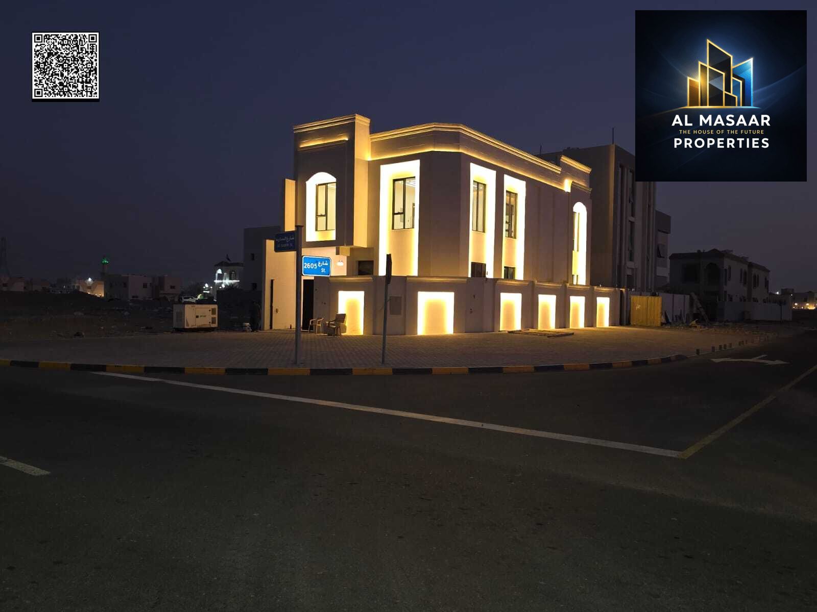 Luxury modern villa for sale at an unbeatable price – Al Helio area, Ajman. Freehold ownership for all nationalities | Easy bank financing | No annual