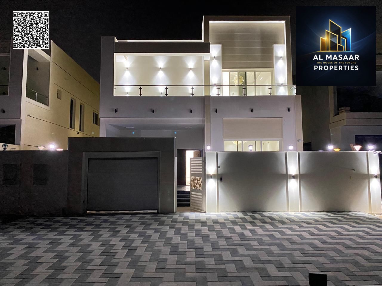 For sale, a villa in Ajman, first inhabitant, 5 rooms, excellent location, and personal finishing