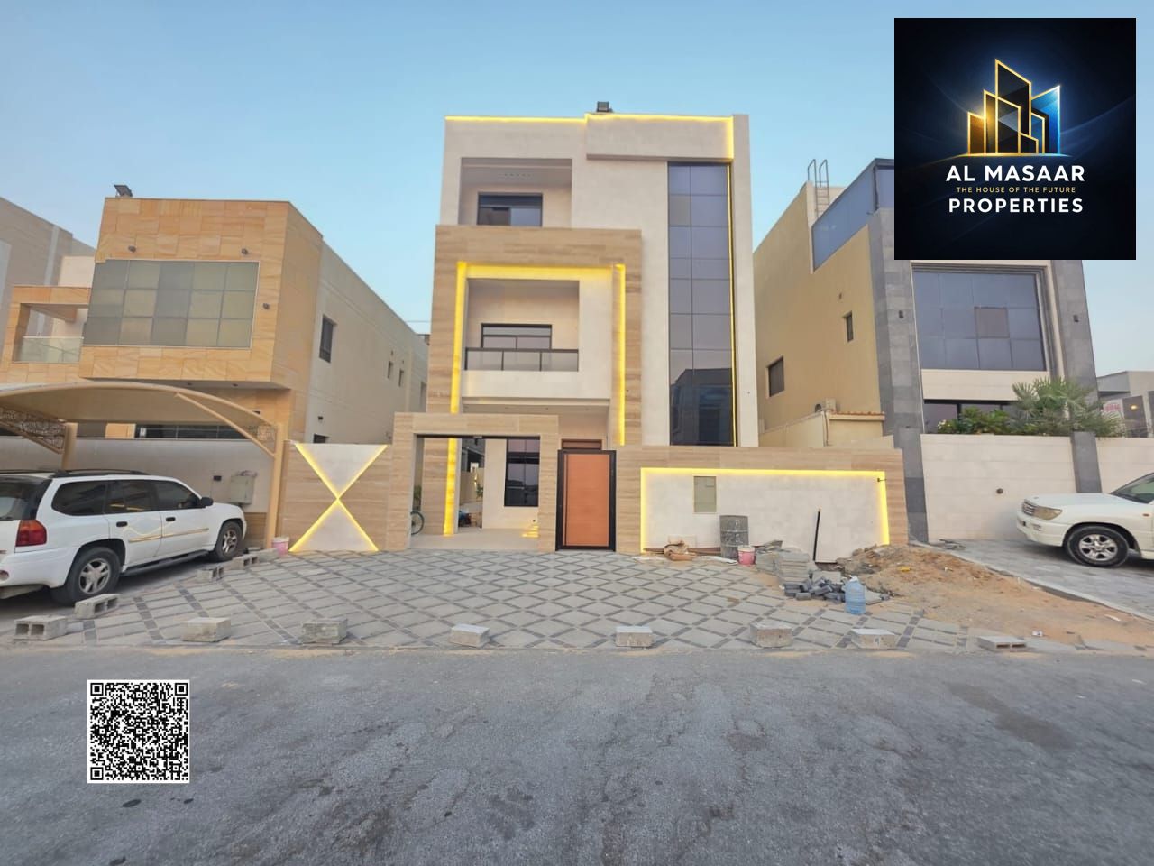 Luxury villa for sale in Al Yasmin area – Ajman | Spacious area | 7 master bedrooms | Only AED 2,100,000 including electricity and water
