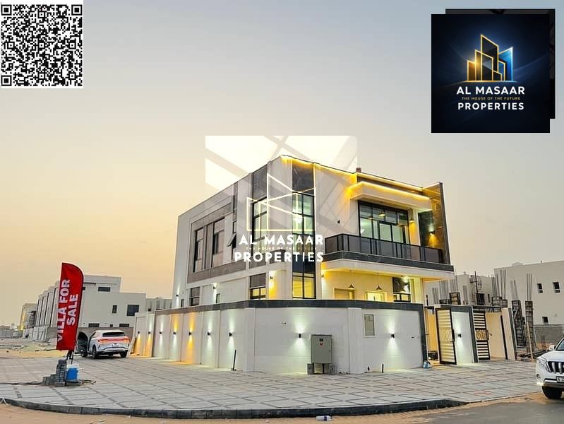 Own your dream villa in the heart of Ajman, close to all services, including registration fees, electricity, and water.