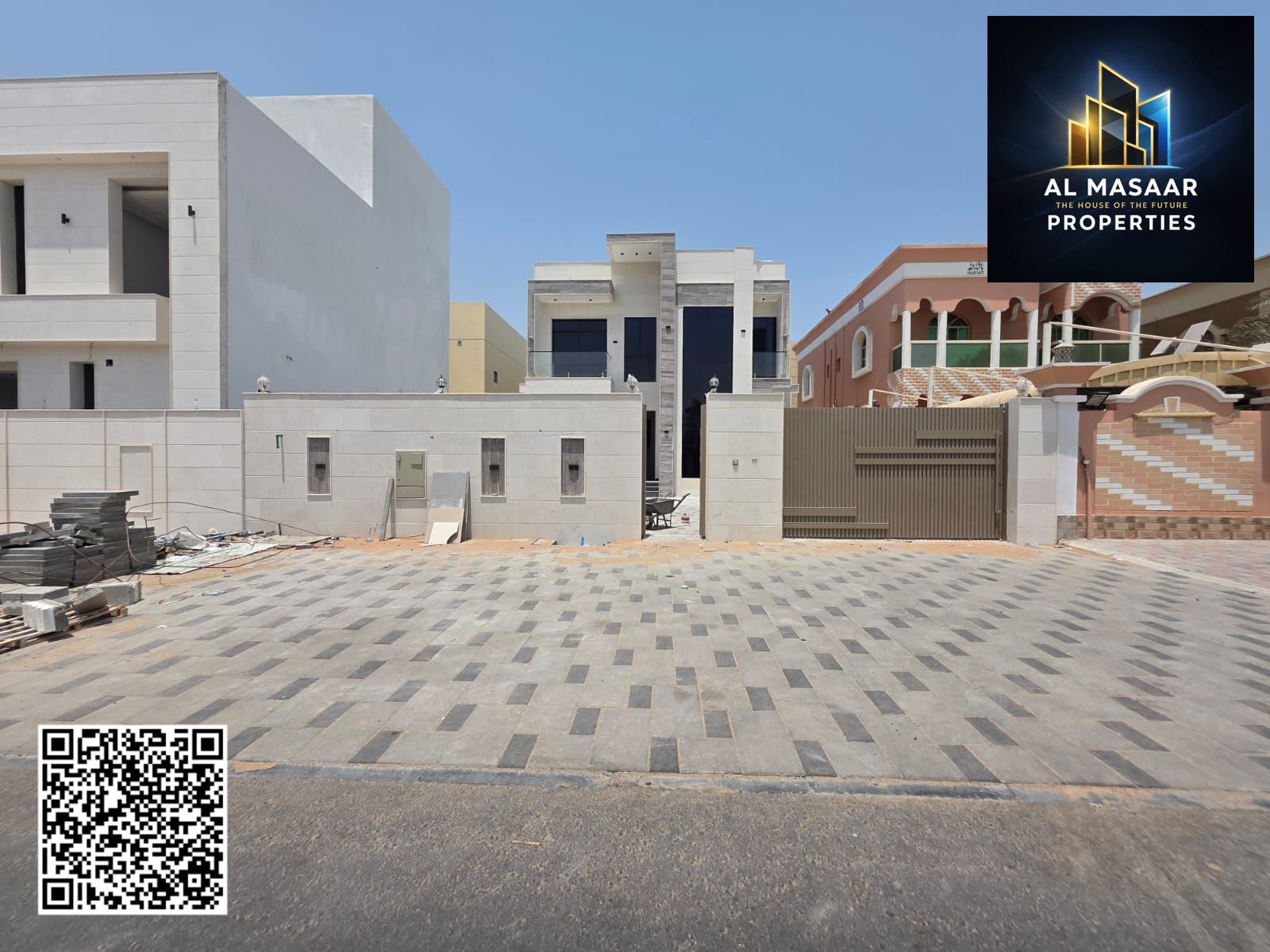 For sale directly from the owner: a modern villa with a price that includes air conditioning, electricity, and water. Price is negotiable.