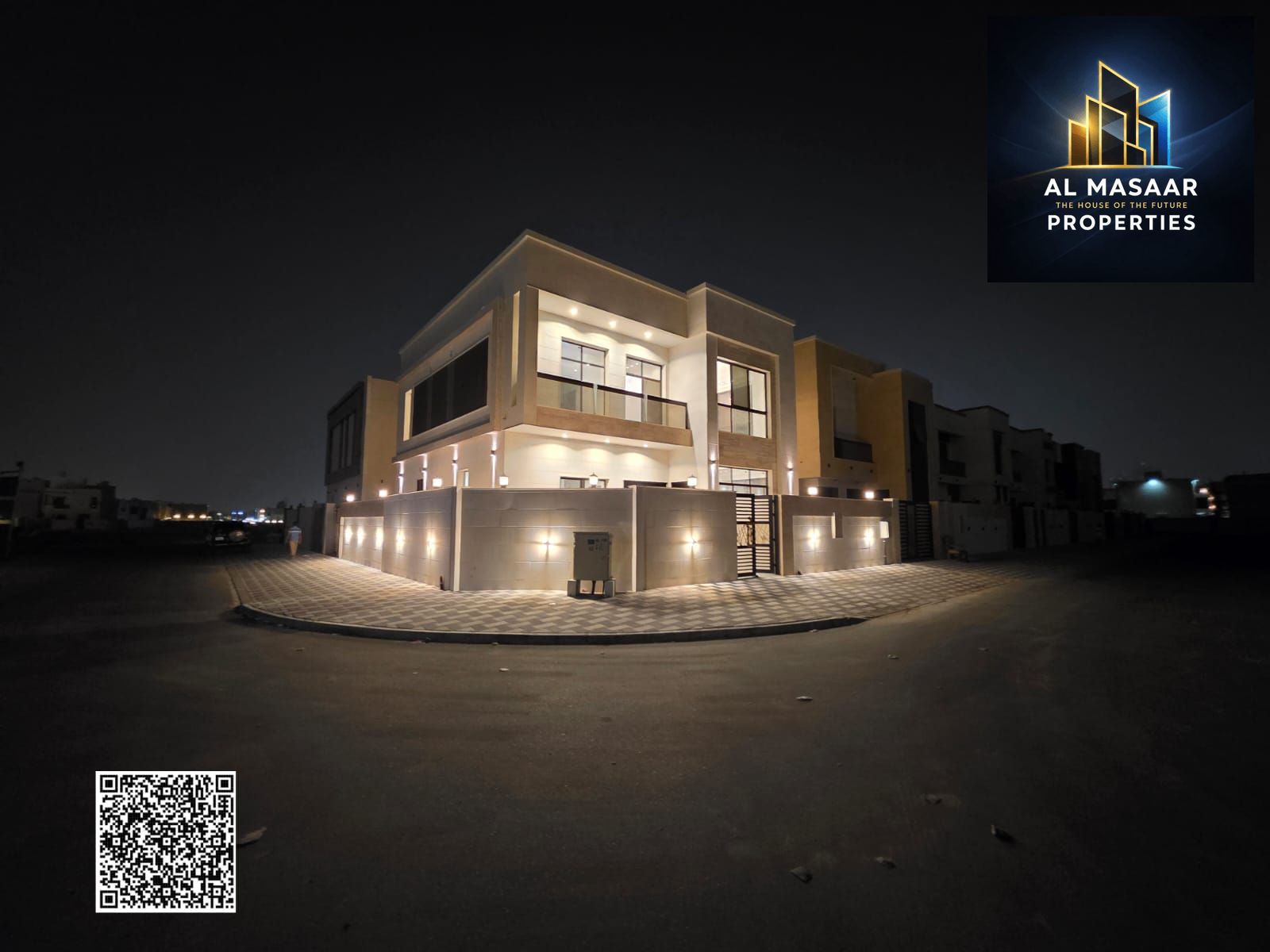 Freehold property in Ajman, including electricity, water, and luxury accommodation.