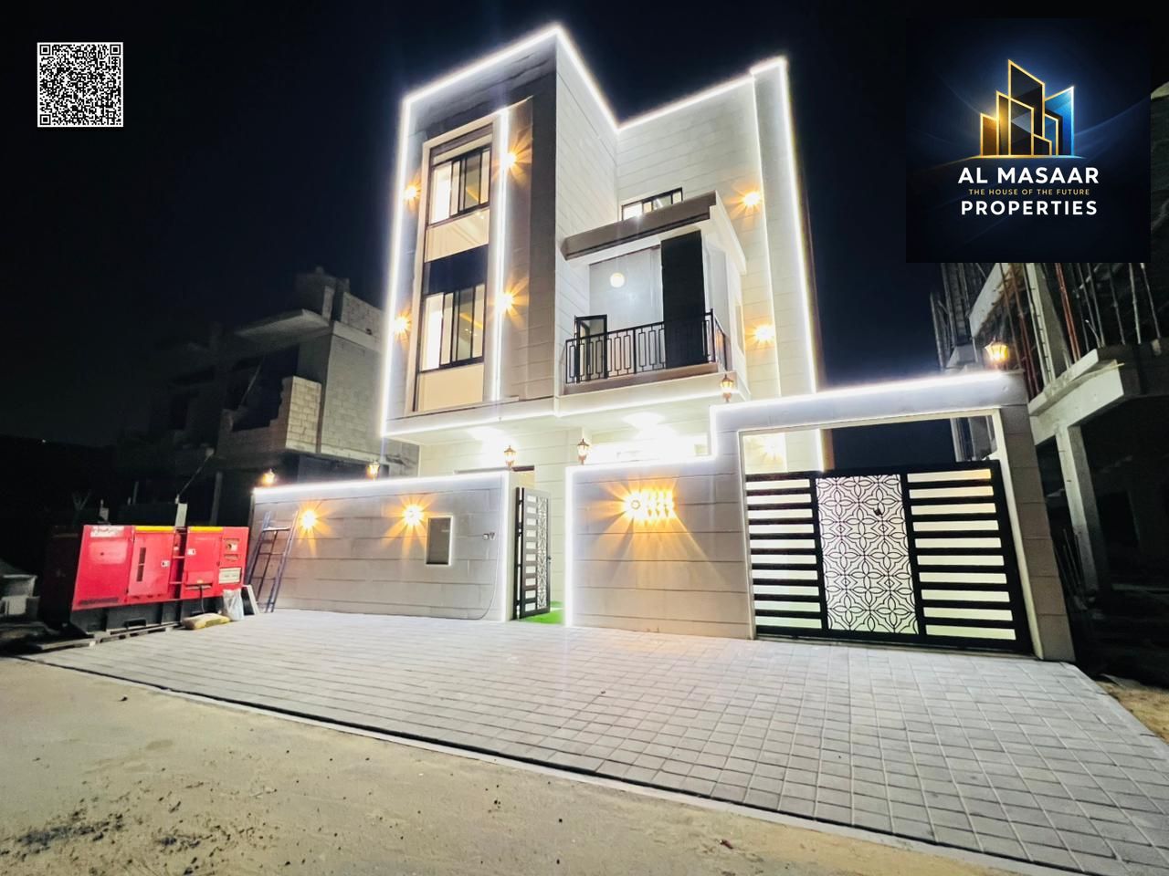 For sale: Modern villa with an elegant design in Al Zahia, featuring a rooftop pool and 6 bedrooms – Ajman