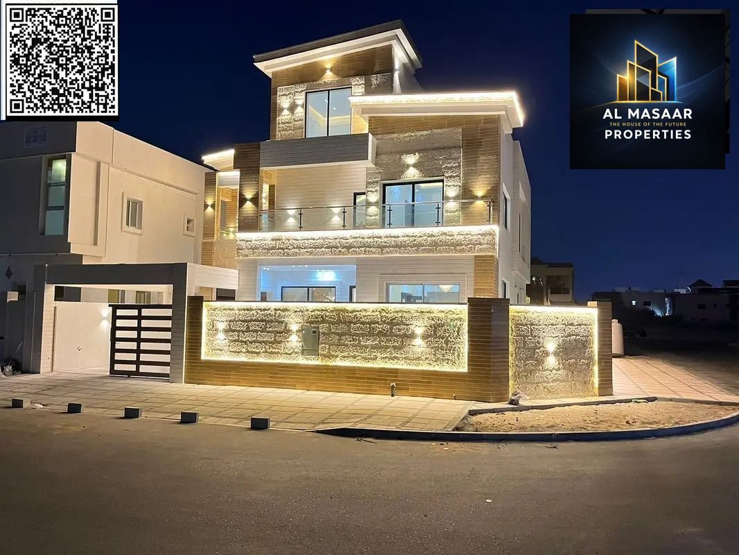 Luxury villa in Ajman – Al Yasmin area | High-end finishes | Spacious area | Priced at AED 2,500,000