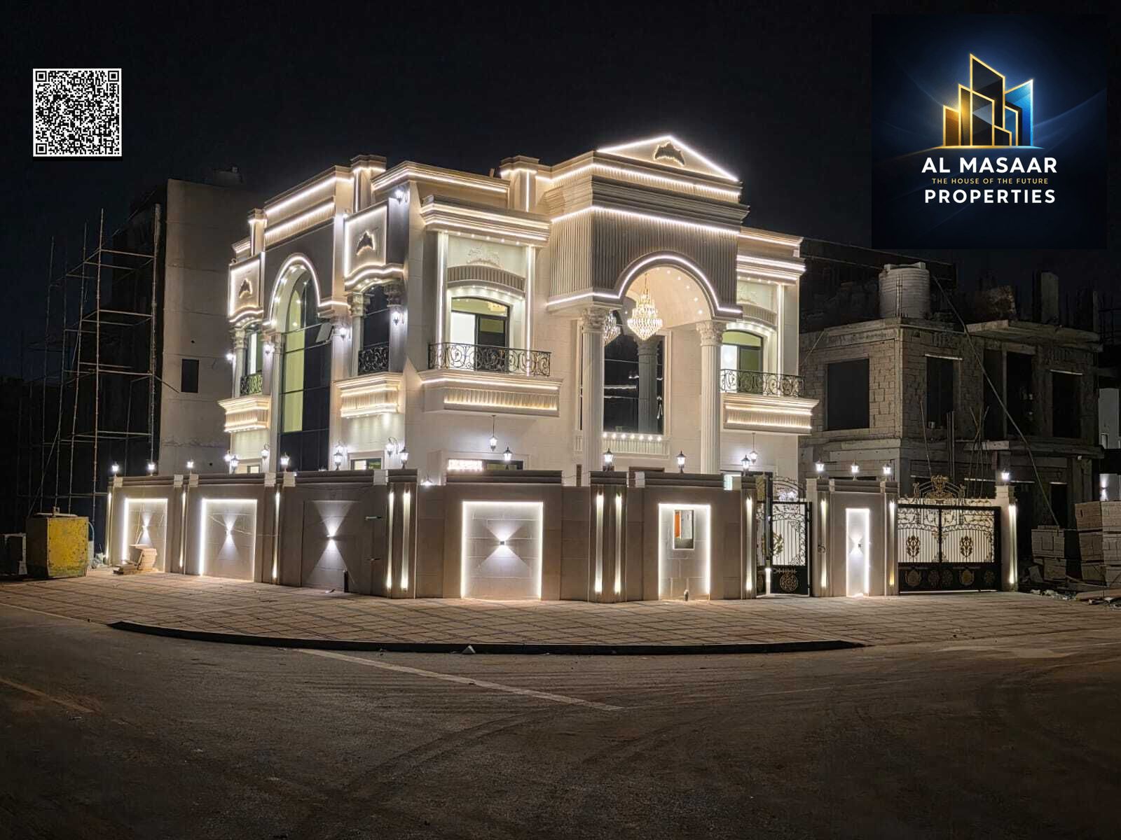 For sale: a classic villa with a very luxurious design, ready to move in, including registration fees, freehold ownership.