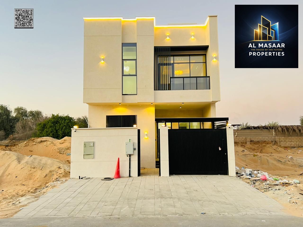 A villa including registration and ownership fees + everything ready to move in, with a luxurious design