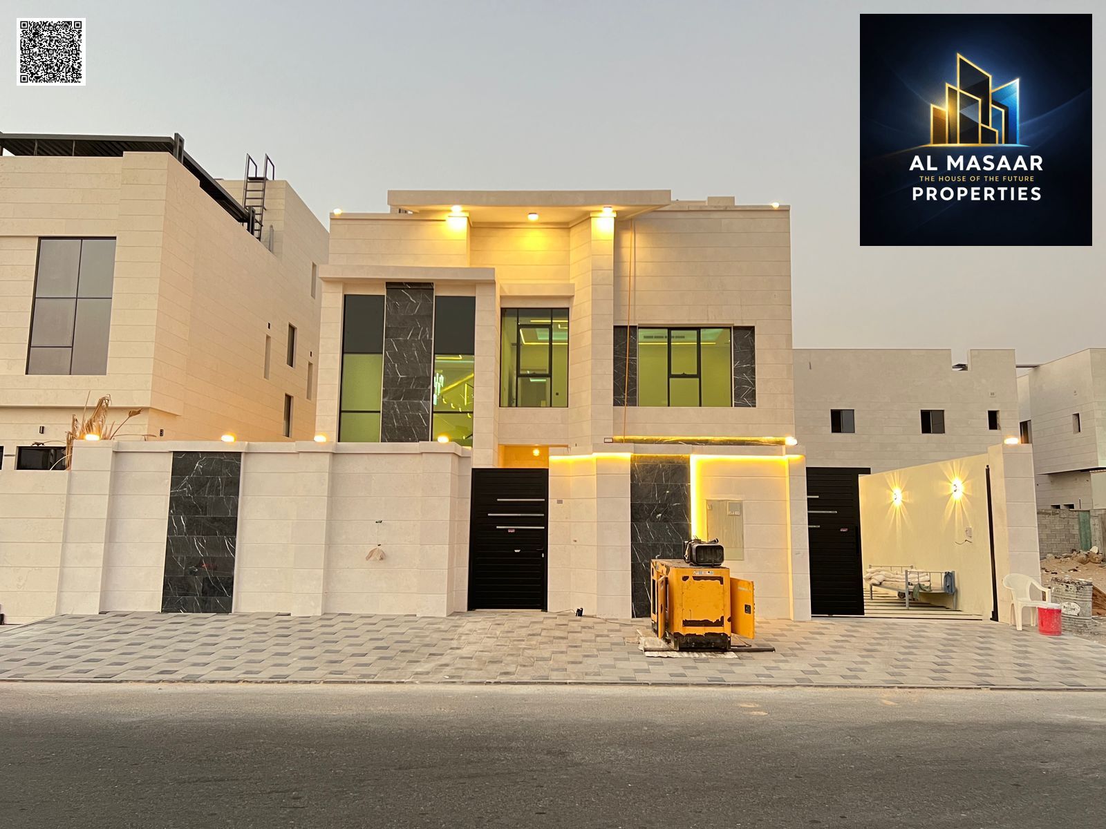 Luxury villa with all-inclusive price, opposite all services and the mosque