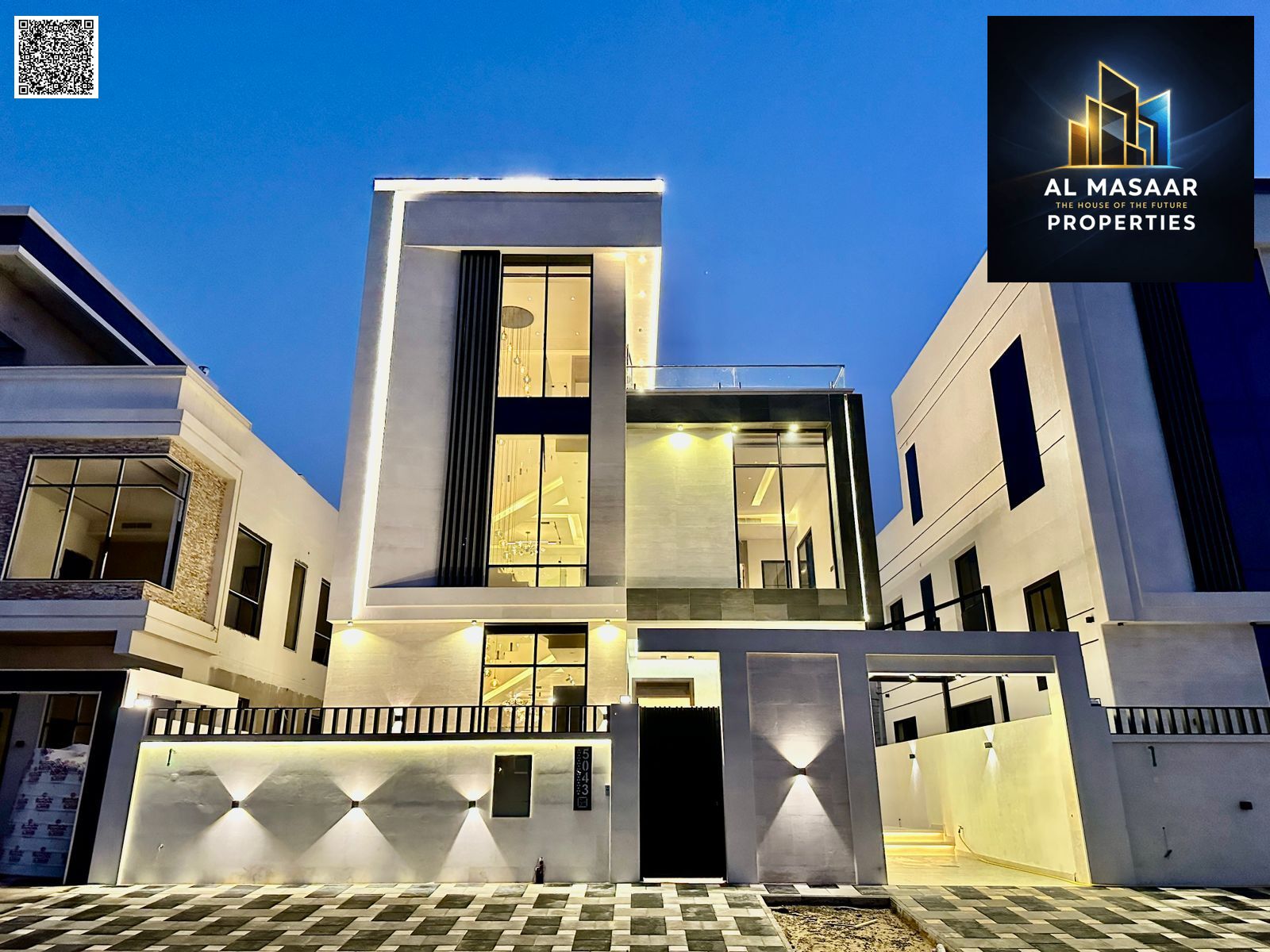 For sale, a luxurious European-designed villa at a negotiable price with the possibility of bank financing.