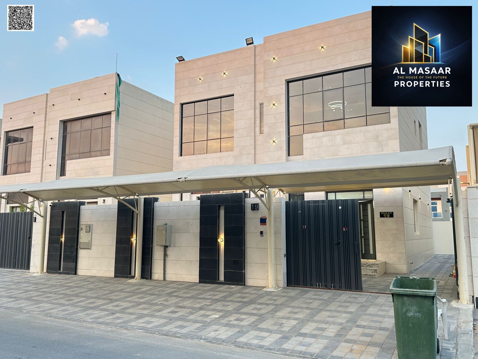 For sale: Ready-to-move-in villa close to all services - very spacious interior layouts and distinctive finishes, including electricity, water, and ai