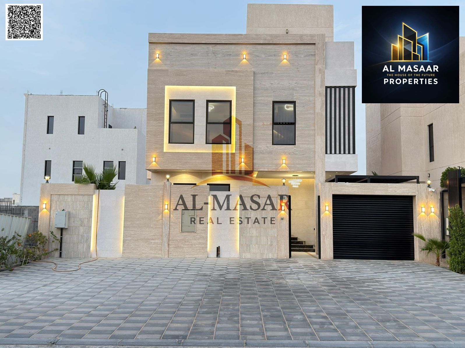 Your chance to own a villa, including registration and ownership fees, ready to move in, close to services, with elegant designs and a rooftop terrace