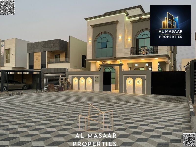 Villa for sale at an excellent price, 7 master bedrooms, large courtyard, freehold ownership for life for all nationalities, with easy bank financing