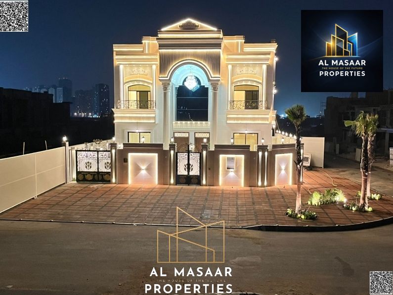 New classic corner villa for sale | Al Helio 2, Ajman | AED 2,300,000