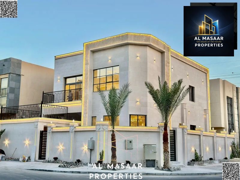 Luxury super deluxe villa for sale in Al Yasmeen area, Ajman, at a special price