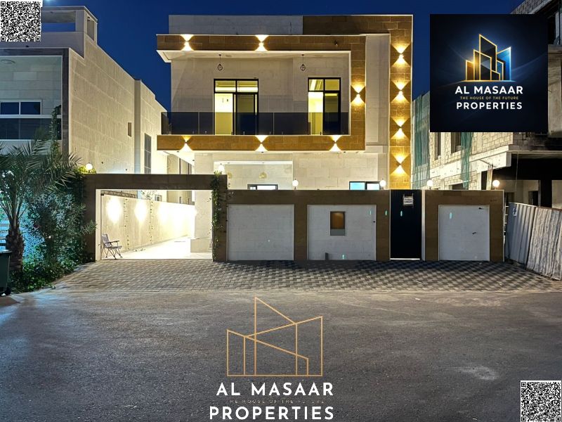 Own a villa behind Al-Hamidiyah Park, 5 rooms, including electricity, water, and air conditioning. Freehold ownership with easy financing.